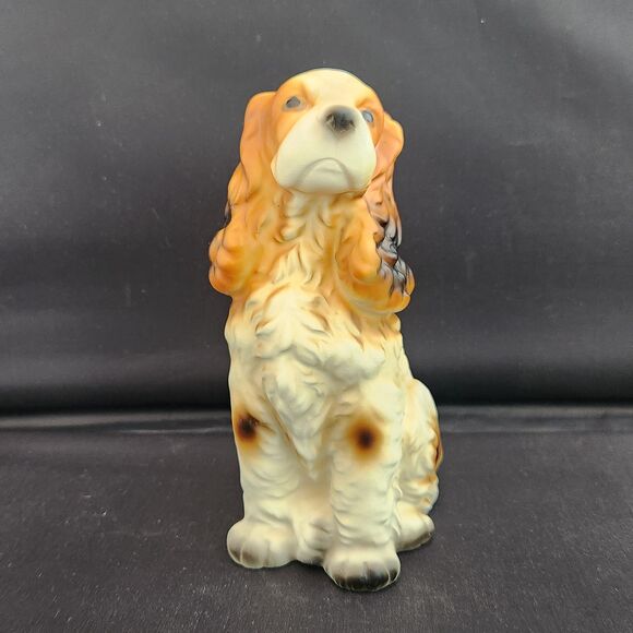 LG 7" Springer Cocker Spaniel Figurine Brinn Label 1970s Matte Porcelain Japan - Picture 3 of 10